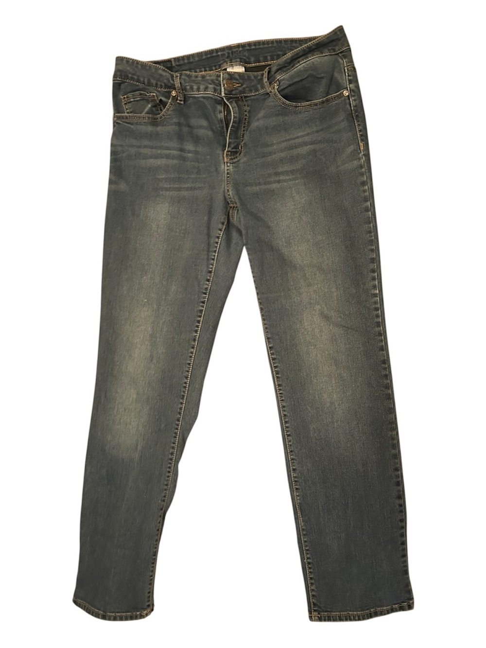 Roebuck & Co. R 1893 Women’s Dark Blue Denim Jeans Button Detail Size 14
